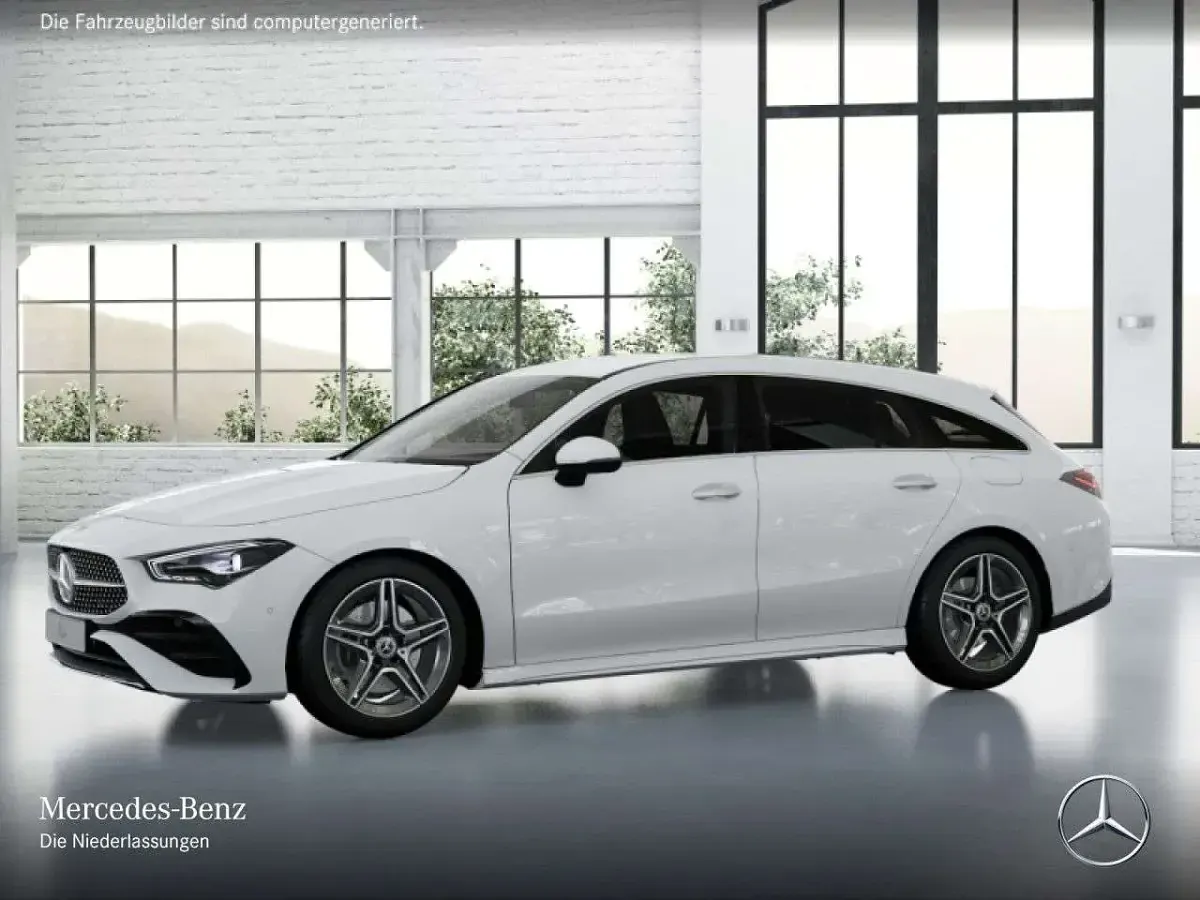 Gebraucht Mercedes CLA200 AMG 163 PS (119 kW) 2025 Polarweiß Kombi