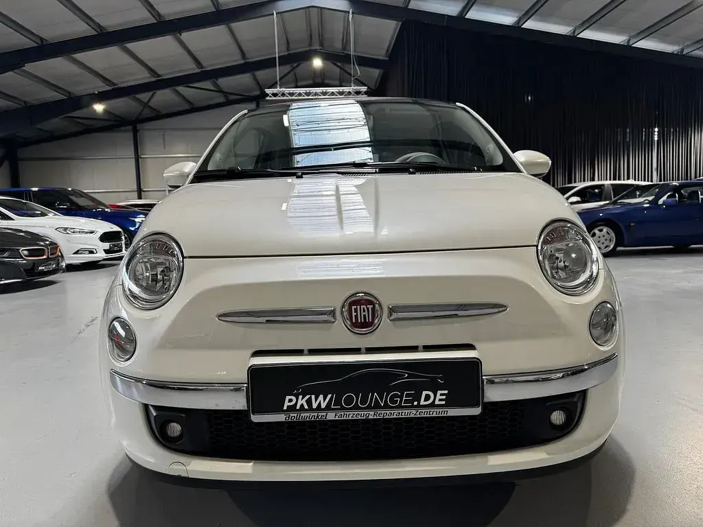 Gebraucht Fiat 500 Lounge 69 PS (50 kW) 2009 Weiß Cabrio