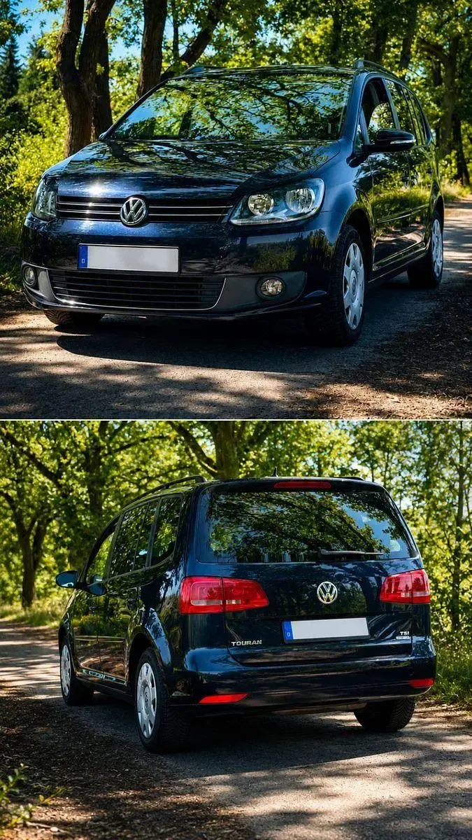 Gebraucht VW Touran Comfortline 105 PS (77 kW) 2011 Blau Van / Kleinbus