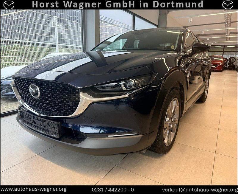 Blau Gebraucht 2022 Mazda CX-30 Selection SUV | 21.929 € (Fairer Preis) - Bild 1/3