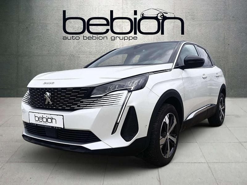 Perlmutt weiss Gebraucht 2023 Peugeot 3008 Allure SUV | 24.880 € (Fairer Preis) - Bild 1/4