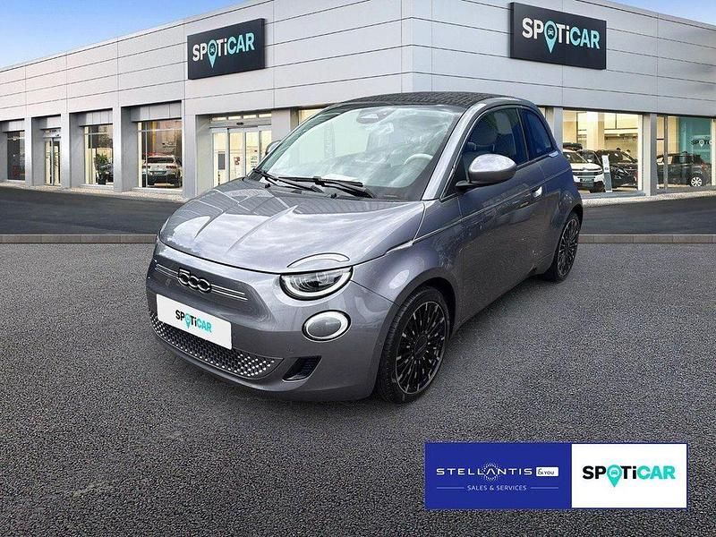 Grau Gebraucht 2021 Fiat 500e La Prima Cabrio | 19.790 € (Etwas zu teuer) - Bild 1/4
