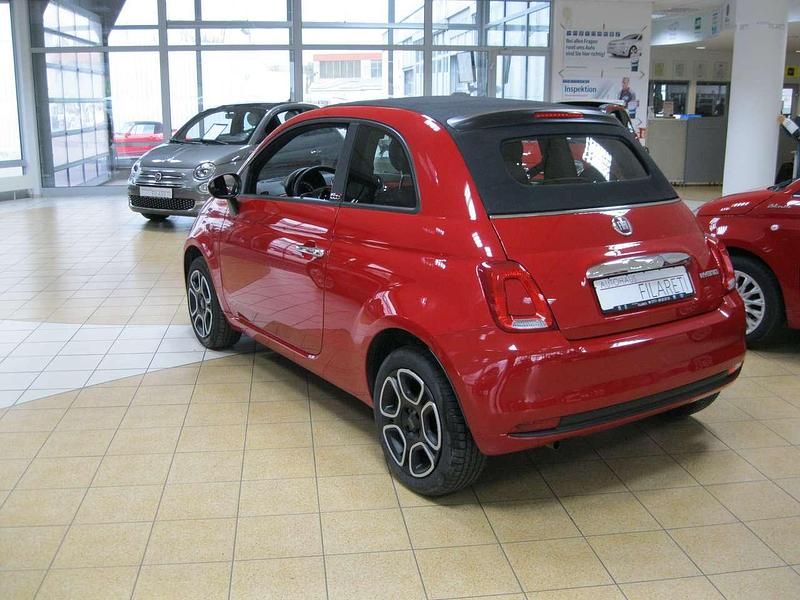 Gebraucht Fiat 500C Basis 69 PS (50 kW) 2023 Passione rosso Cabrio