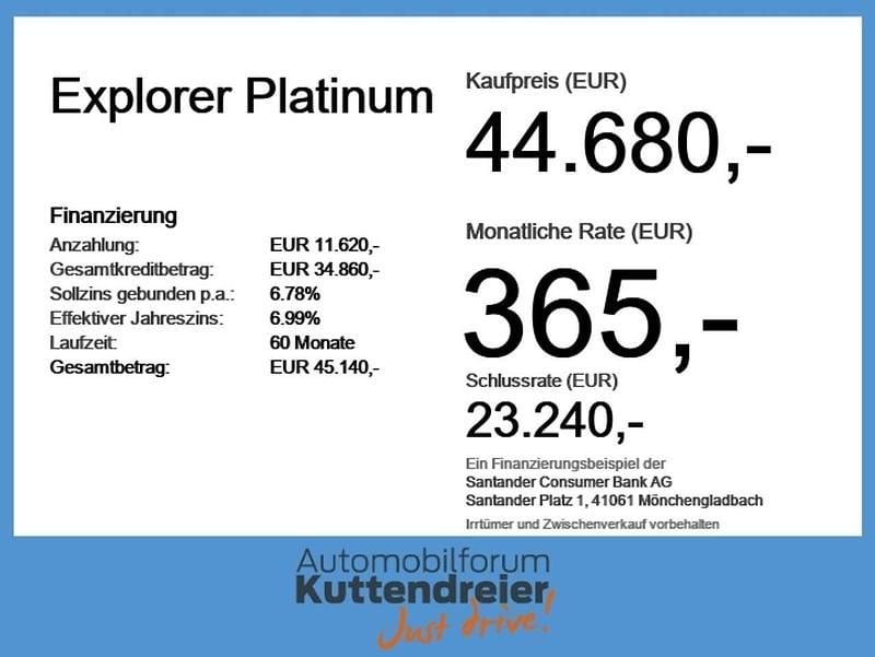 Usado Ford Explorer Platinum 457 HP (336 kW) 2022 Cinzento SUV