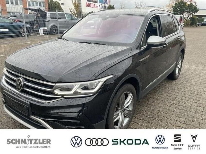 Schwarz Gebraucht 2022 VW Tiguan Allspace Elegance SUV | 33.450 € (Superpreis) - Bild 1/1