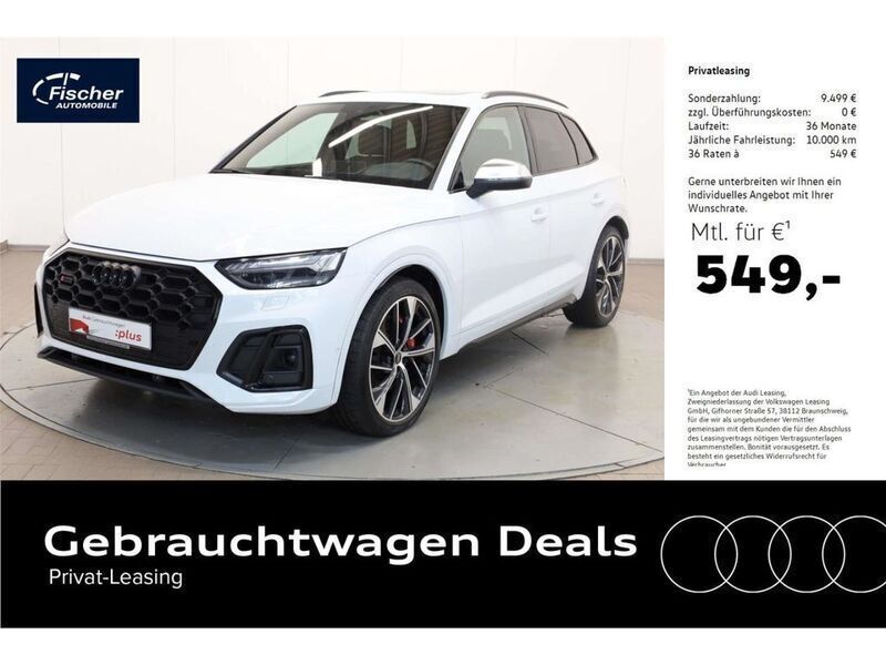 Weiss Gebraucht 2022 Audi SQ5 Sport SUV | 49.980 € (Fairer Preis) - Bild 1/4
