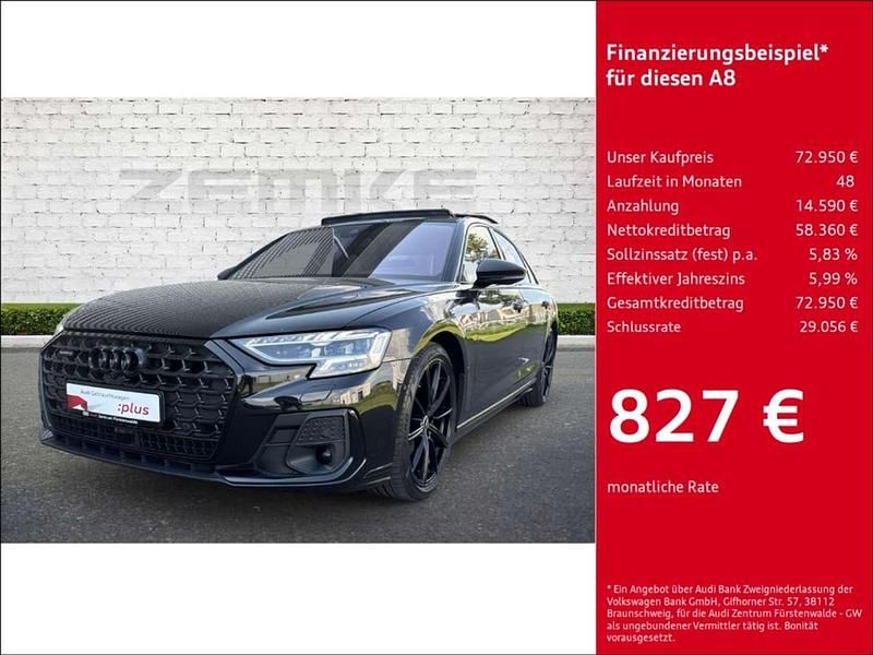 Schwarz Gebraucht 2023 Audi A8 Ambiente Limousine | 72.950 € - Bild 1/4