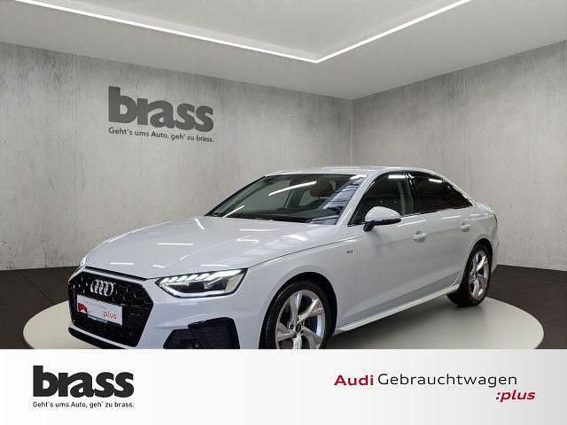 Gletscherweiß metallic Gebraucht 2024 Audi A4 S-Line Limousine | 38.600 € (Etwas zu teuer) - Bild 1/4