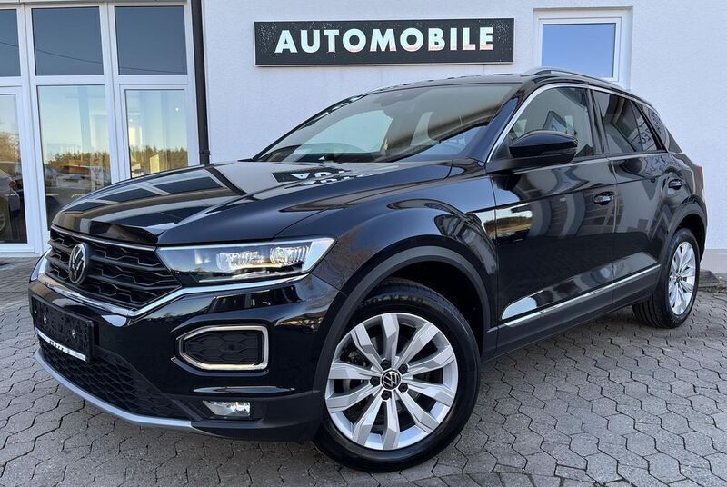 Schwarz Gebraucht 2022 VW T-Roc Sportline SUV | 26.479 € (Fairer Preis) - Bild 1/4