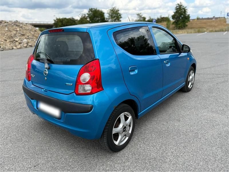 Gebraucht Nissan Pixo Acenta 68 PS (50 kW) 2010 Blau Kleinwagen