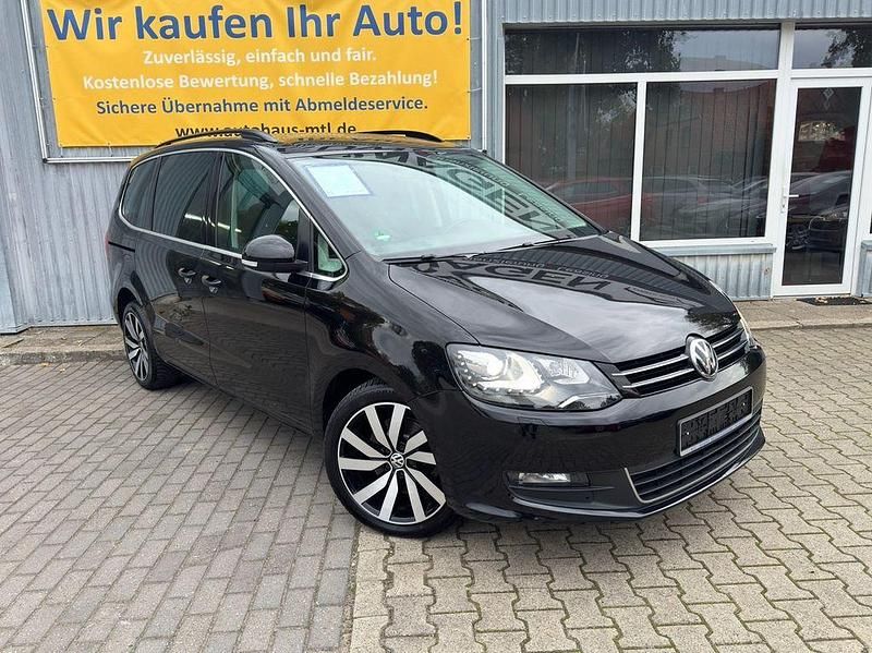 Gebraucht VW Sharan Highline 150 PS (110 kW) 2018 Schwarz Van / Kleinbus