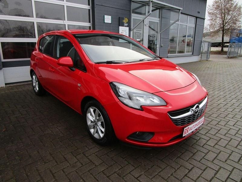 Gebraucht Opel Corsa drive 90 PS (66 kW) 2016 Rot Kleinwagen