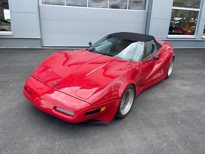 Rot Gebraucht 1993 Corvette C4 Cabrio | 15.999 € - Bild 1/4