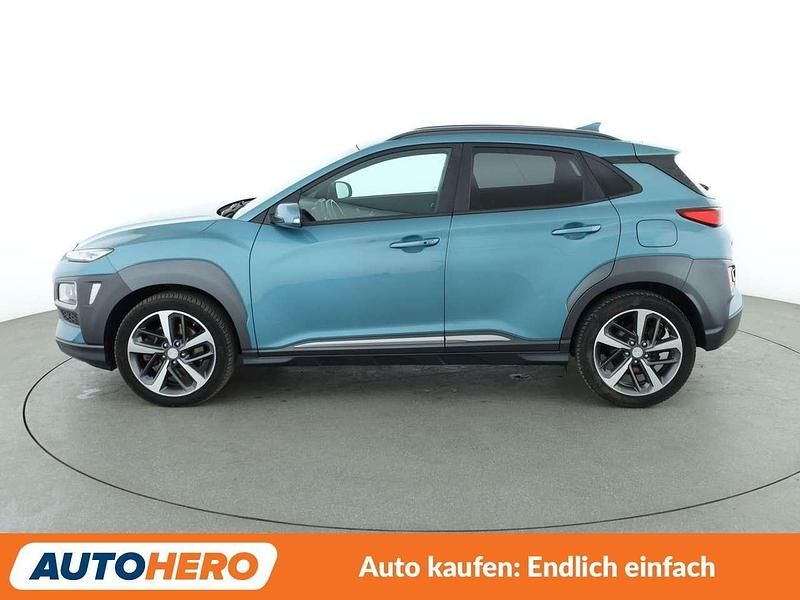 Gebraucht Hyundai Kona Premium 177 PS (130 kW) 2019 Ceramic blue SUV