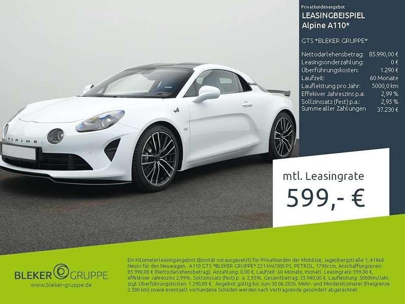 Neu Alpine A110 300 PS (220 kW) 2025 Irisé weiß metallic Coupé