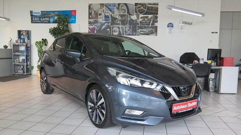 Gebraucht Nissan Micra Tekna 90 PS (66 kW) 2018 Grau Limousine