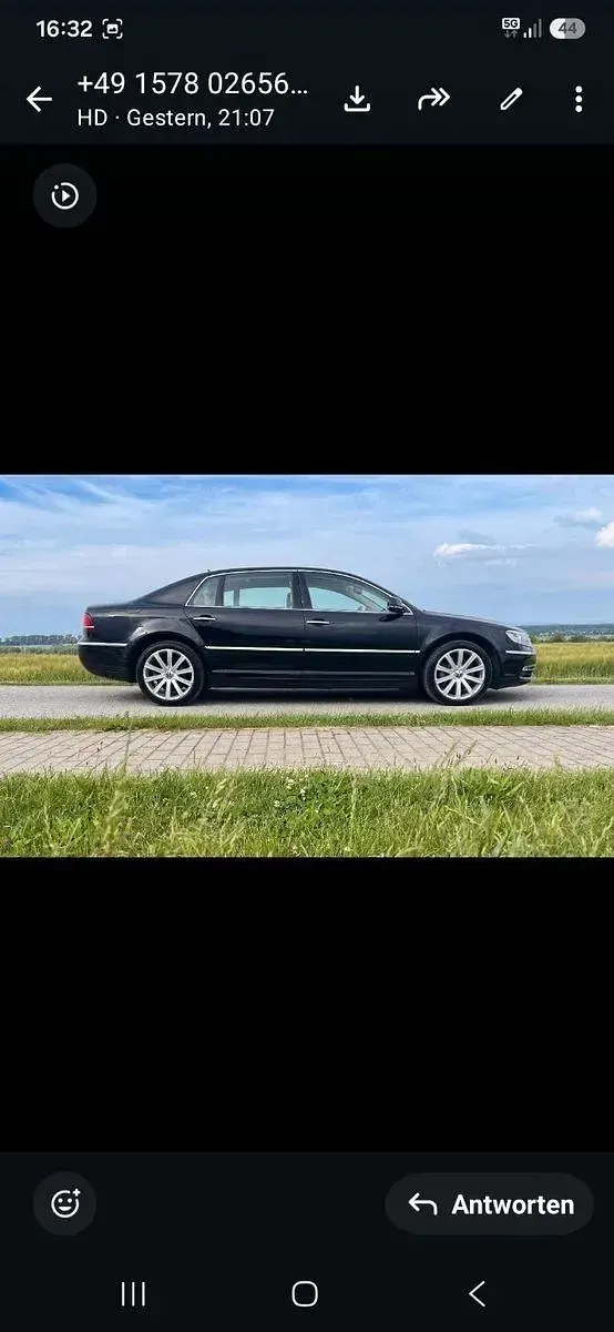 Gebraucht VW Phaeton 245 PS (180 kW) 2015 Schwarz Limousine