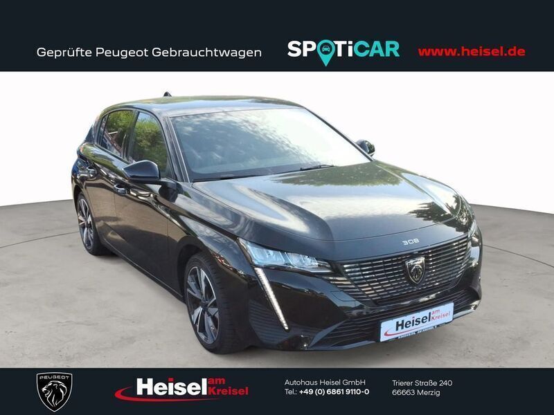 Gebraucht Peugeot 308 Allure 131 PS (96 kW) 2024 Schwarz Limousine