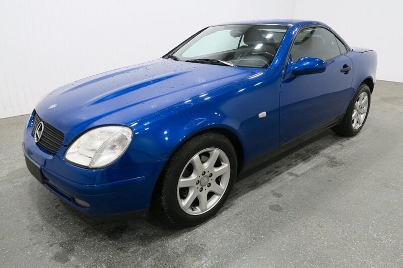 Blau Gebraucht 1997 Mercedes SLK230 Cabrio | 3.890 € (Superpreis) - Bild 1/4