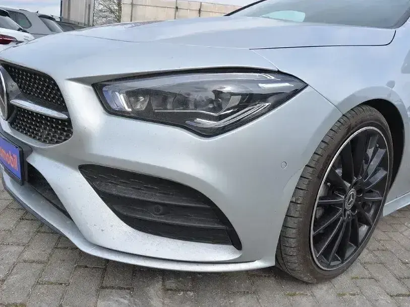 Gebraucht Mercedes CLA200 AMG line 150 PS (110 kW) 2021 Silber Coupé