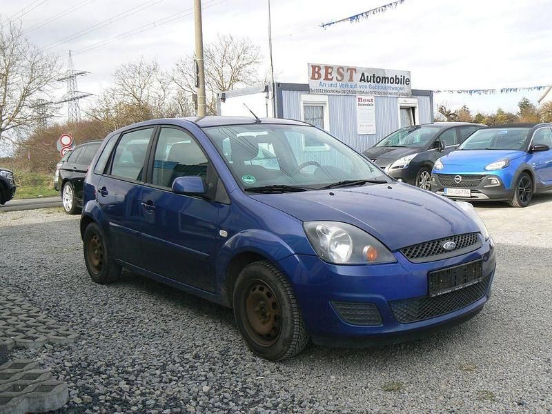 Gebraucht Ford Fiesta Style 69 PS (50 kW) 2007 Blau Kleinwagen