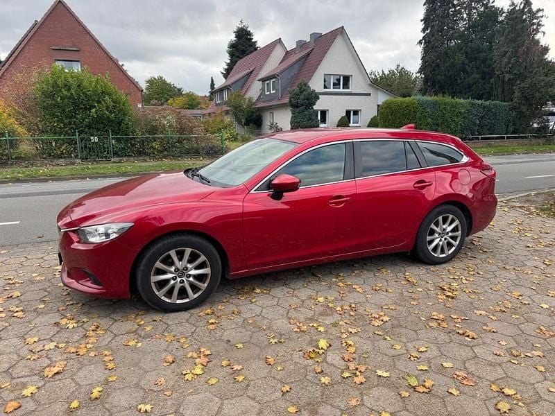 Gebraucht Mazda 6 150 PS (110 kW) 2016 Rot Kombi