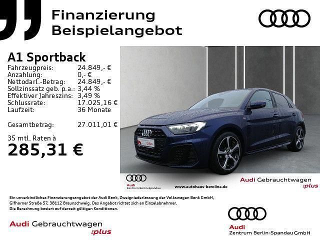 Gebraucht Audi A1 Sportback S-Line 95 PS (69 kW) 2025 Navarrablau metallic Kleinwagen