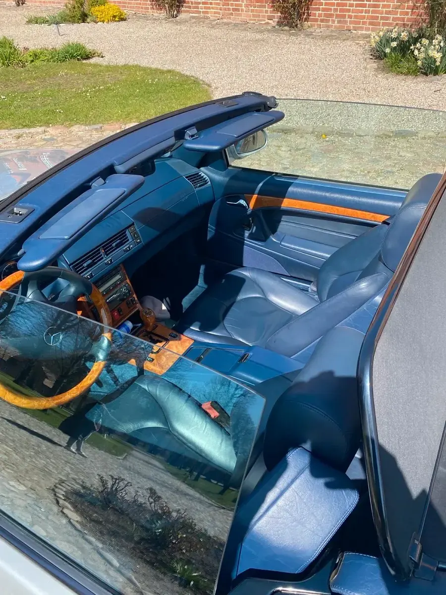Gebraucht Mercedes SL320 224 PS (164 kW) 2000 Silber Cabrio