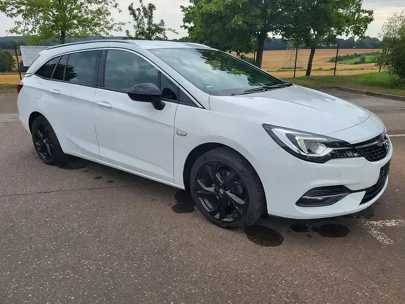 Gebraucht Opel Astra GS Line 122 PS (89 kW) 2021 Schneeweiss/summitwhite/arctic Kombi