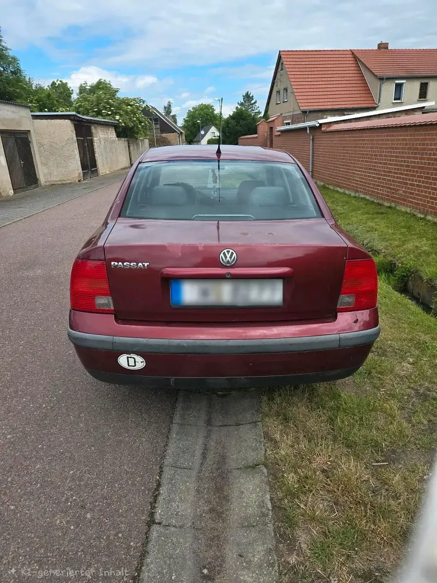 Gebraucht VW Passat 101 PS (74 kW) 1998 Rot Limousine