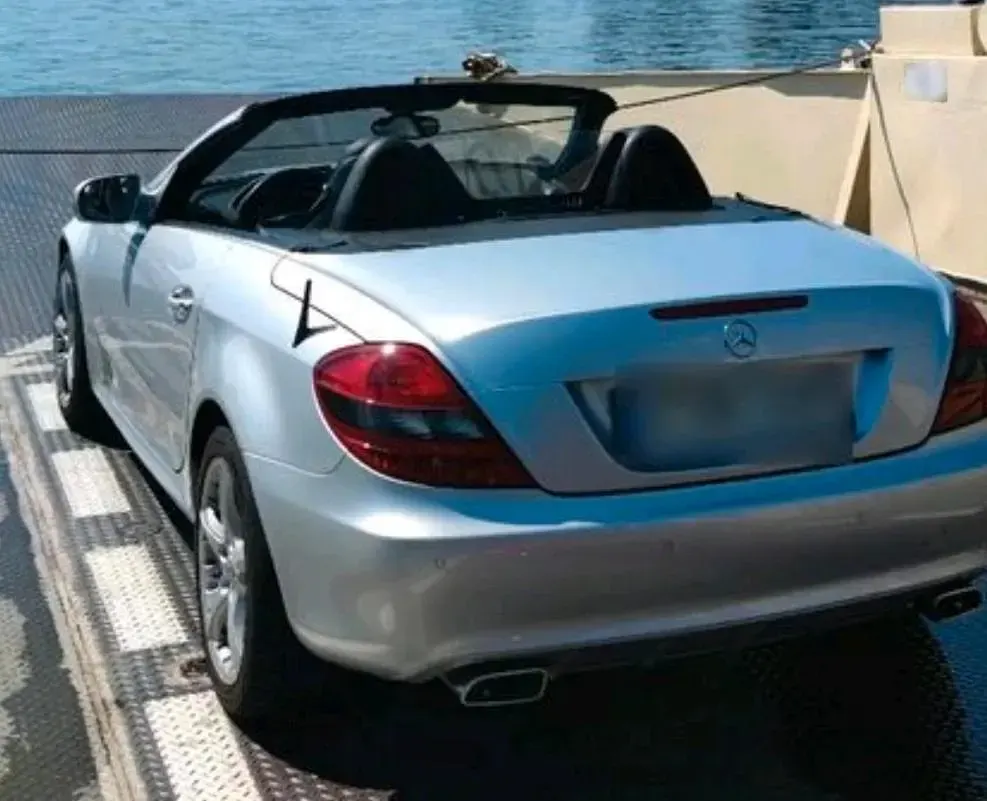 Gebraucht Mercedes SLK200 184 PS (135 kW) 2009 Silber Cabrio