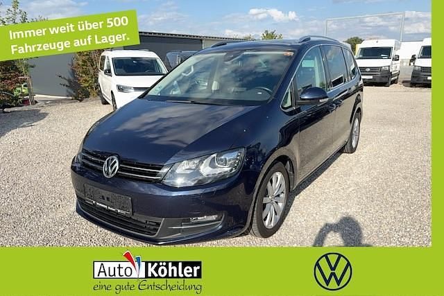 Night blue Gebraucht 2013 VW Sharan Highline Van / Kleinbus | 10.750 € (Guter Preis) - Bild 1/2