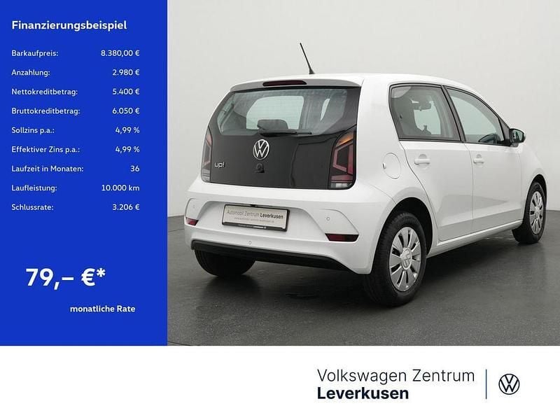 Gebraucht VW up! 65 PS (47 kW) 2023 Weiss Kleinwagen