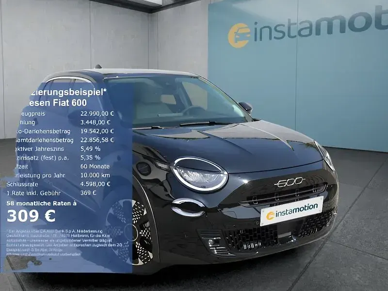 Gebraucht Fiat 600 110 PS (80 kW) 2025 Schwarz Kleinwagen