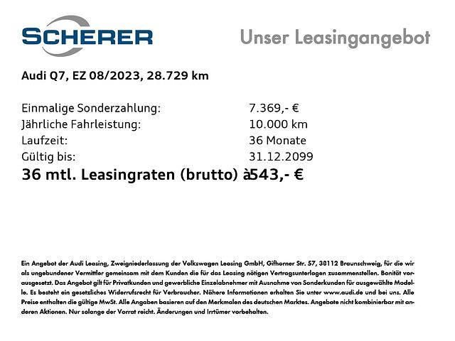 Gebraucht Audi Q7 Ambiente 286 PS (210 kW) 2023 Satellitsilber metallic SUV