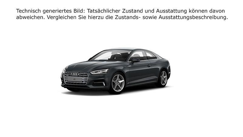 Grau (metallic) Gebraucht 2019 Audi A5 Design Coupé | 27.990 € (Fairer Preis) - Bild 1/4