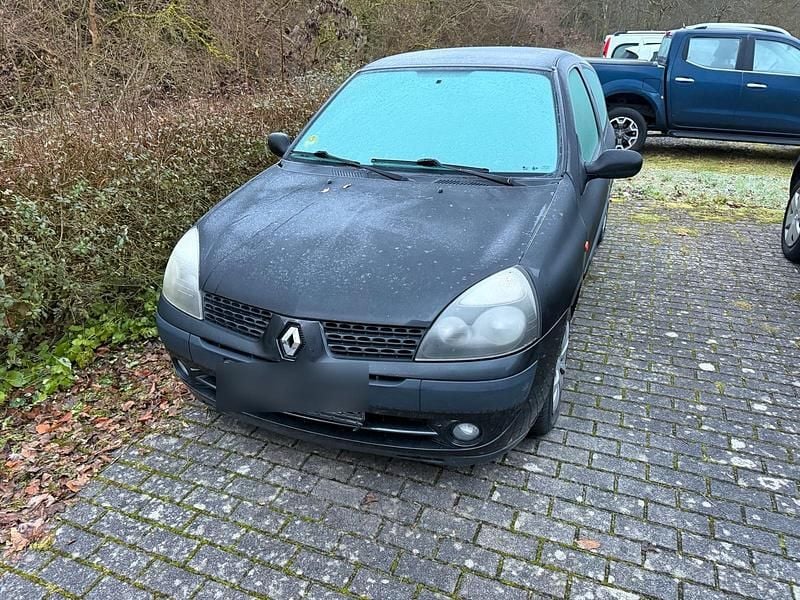 Schwarz Gebraucht 2002 Renault Clio II Kleinwagen | 499 € (Superpreis) - Bild 1/4