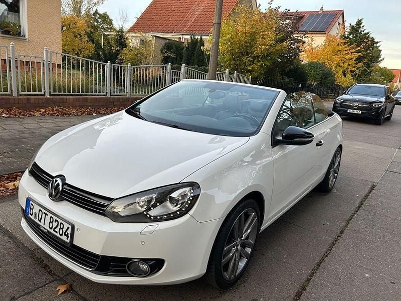 Weiß Gebraucht 2011 VW Golf Cabriolet Cabrio | 9.350 € (Fairer Preis) - Bild 1/4