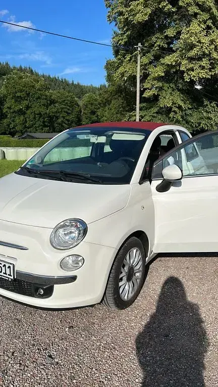 Gebraucht Fiat 500C Lounge 69 PS (50 kW) 2014 Weiß Cabrio