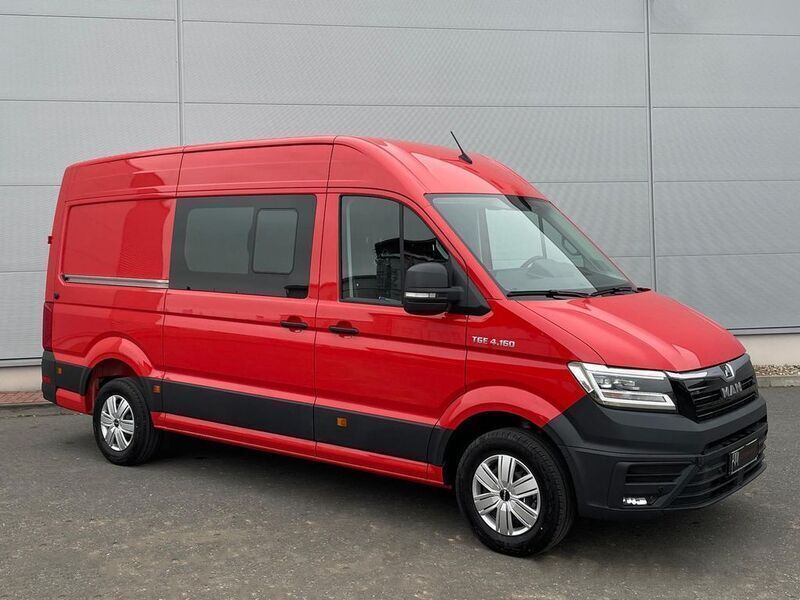 Neu MAN TGE 163 PS (119 kW) 2025 Rot Van