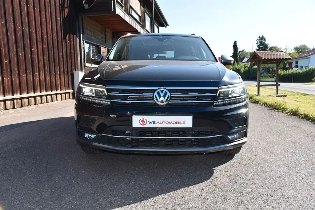 Gebraucht VW Tiguan Allspace Highline 220 PS (161 kW) 2018 Schwarz SUV
