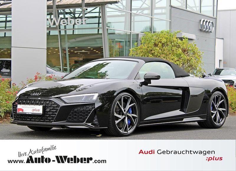 Schwarz Gebraucht 2022 Audi R8 Spyder Performance Cabrio | 169.890 € (Etwas zu teuer) - Bild 1/4