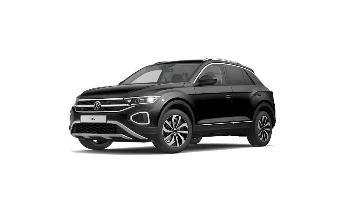 Gebraucht VW T-Roc IQ Drive 150 PS (110 kW) 2022 Schwarz SUV