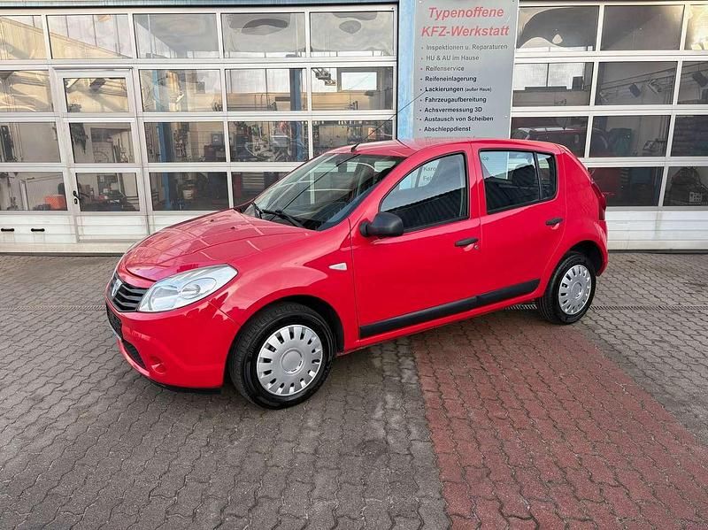 Gebraucht Dacia Sandero 75 PS (55 kW) 2009 Rot Limousine