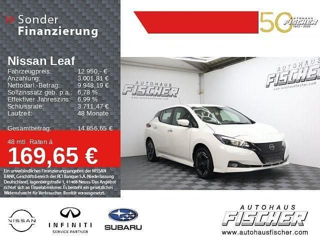 Weiß Gebraucht 2022 Nissan Leaf Acenta Kleinwagen | 12.950 € (Guter Preis) - Bild 1/4
