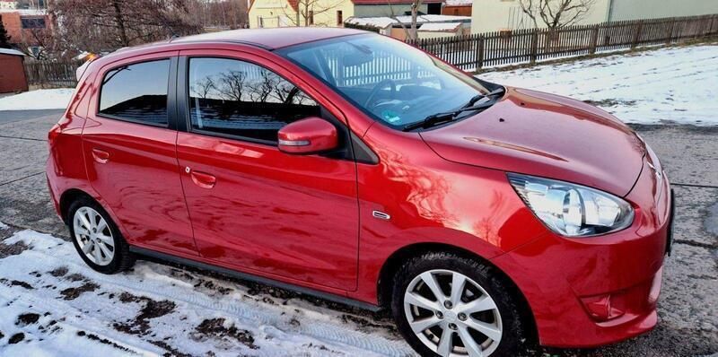 Rot Gebraucht 2014 Mitsubishi Space Star Kleinwagen | 8.499 € (Etwas zu teuer) - Bild 1/4