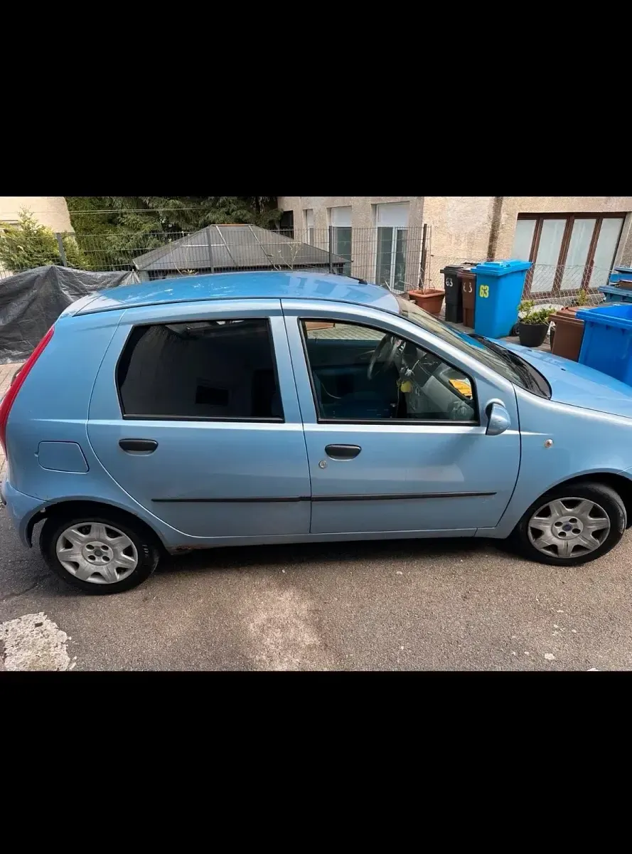Gebraucht Fiat Punto 2004 Blau Kleinwagen