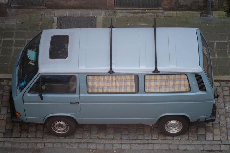 Blau Gebraucht 1989 VW T3 Van | 13.000 € - Bild 1/4