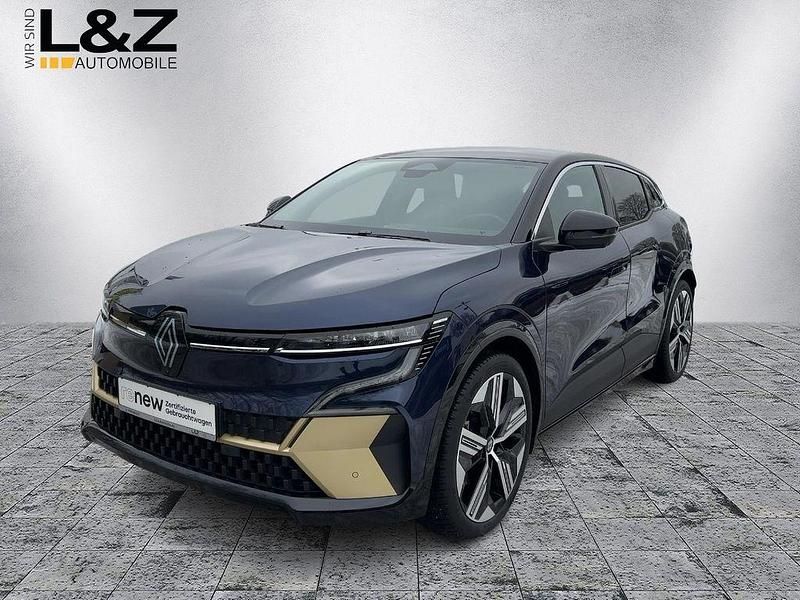 Nachtblau, dach in black Gebraucht 2022 Renault Megane E-Tech Iconic Limousine | 28.980 € (Fairer Preis) - Bild 1/4