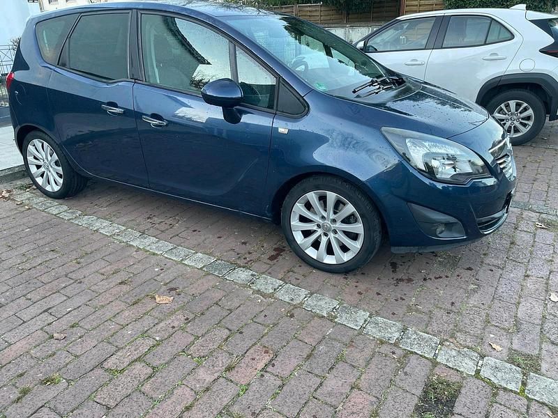Blau Gebraucht 2011 Opel Meriva Van / Kleinbus | 3.350 € (Superpreis) - Bild 1/4